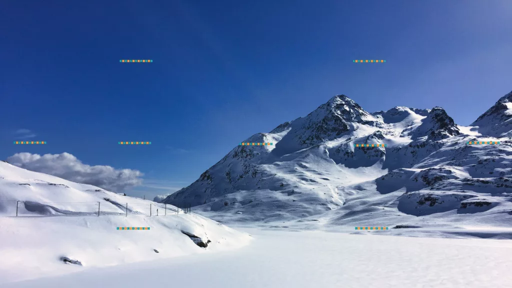 Bernina pass - Late winter season